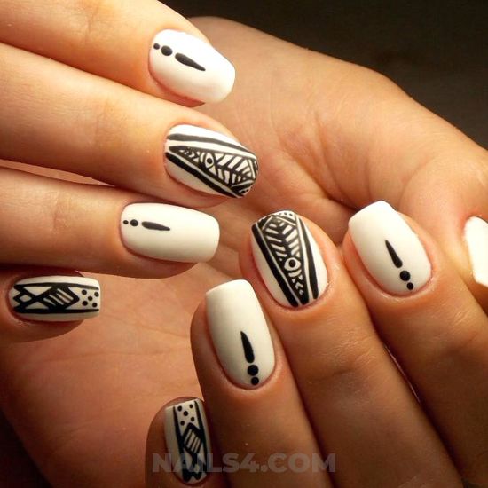 Classy & unique acrylic nails ideas - style, furnished, nail, simple