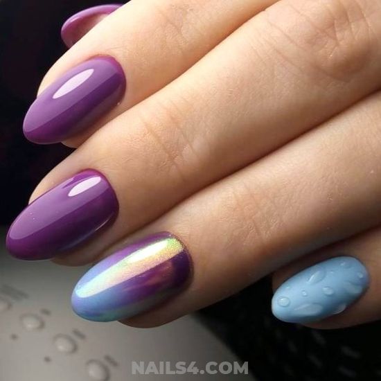 Glamour And Enchanting American Manicure Design Ideas - cute, nail, nailidea, gelnails