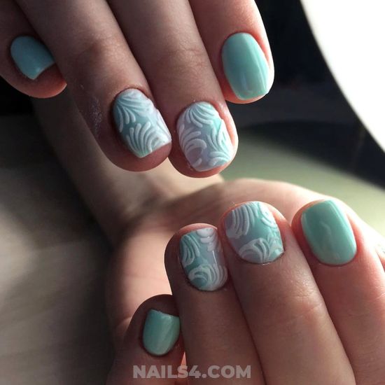 Handy And Attractive French Acrylic Manicure - top, cool, graceful, weekend