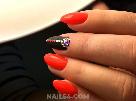 Stately Cute Acrylic Nail Style - nail, beauty, gorgeous, selfnail, diy