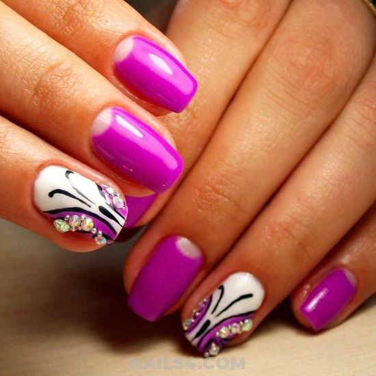 Cool Pretty Manicure Idea - best, style, diynailart, nails, super