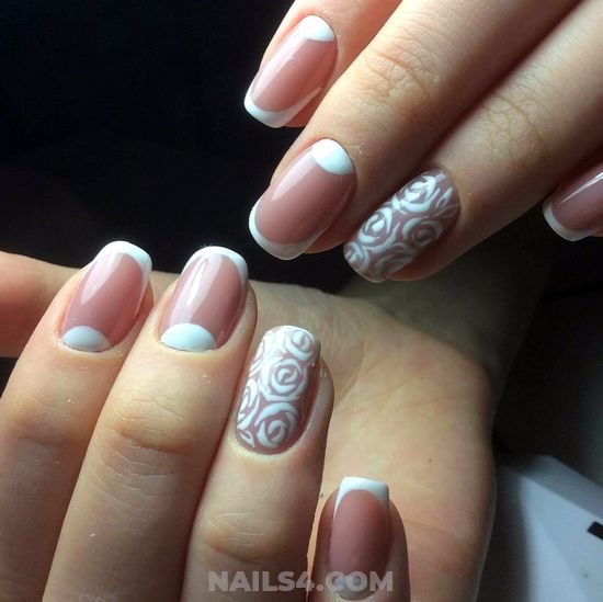 Gorgeous Creative Gel Manicure Art - elegant, hollywood, nails, nailstyle