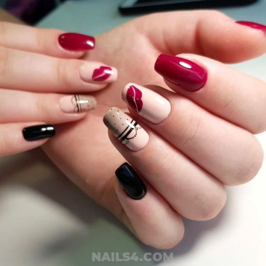 Graceful Best Gel Manicure Idea - getnails, top, nails, nailartdesigns