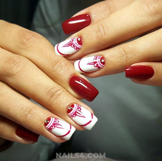 Perfect Girly Gel Manicure Idea - nail, trendy, best, gettingnails, art